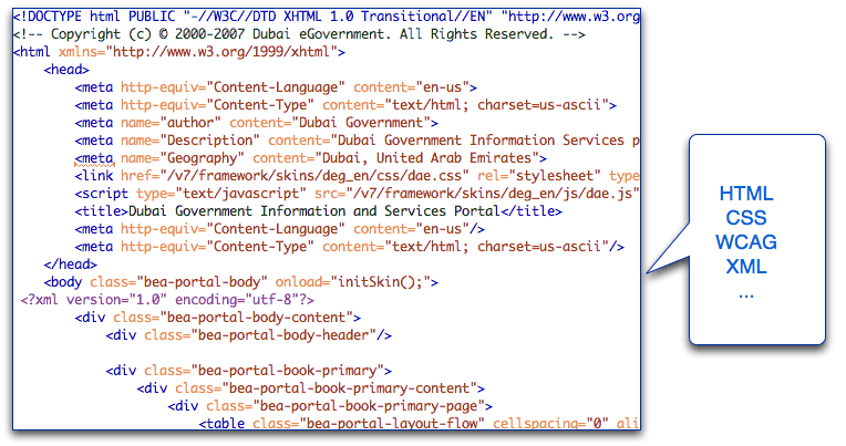 Dubai code using HTML, CSS, etc.