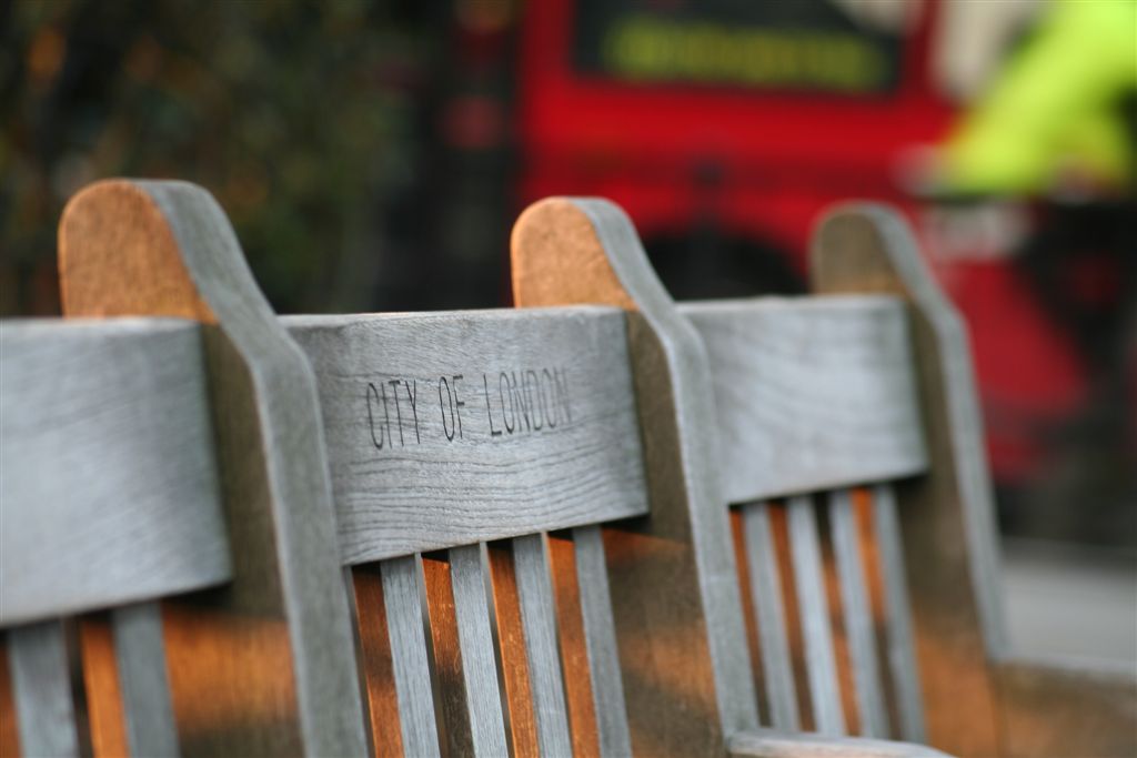 City of London bench