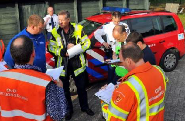 Fire crew commanders making on the spot decision sbased on paper and pen