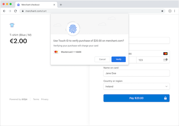 Mockup of transaction dialog for SPC